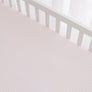 Cotton Jersey Fitted Sheet - Pink Gingham