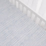 Cotton Jersey Fitted Sheet - Blue Stripes