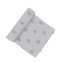 Cotton Muslin Swaddle Pink Hearts