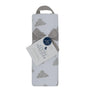 Cotton Muslin Swaddle - Grey Clouds