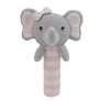 Huggable Knit Rattle - Mia Elephant