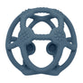 Silicone Teether Ball Steel Blue