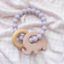 Silicone Elephant Teether Lilac