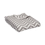 Chenille Baby Blanket - Grey Chevron - Living Textiles Co.