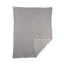Chenille Baby Blanket - Grey Chevron - Living Textiles Co.