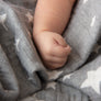 Muslin Jacquard Blanket - Grey Stars