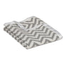Muslin Jacquard Blanket - Grey Chevron