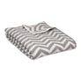 Chenille Baby Blanket - Grey Chevron