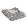 Muslin Jacquard Blanket - Grey Stars
