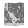 Muslin Jacquard Blanket - Grey Stars