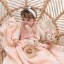 Whimsical Knit Rattle - Bella Bunny