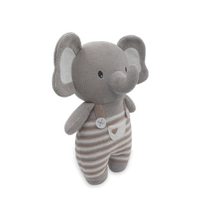 Huggable Knit Toy - Ezra Elephant