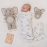 Whimsical Knit Toy - Mason Elephant