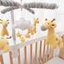 Knitted Musical Mobile - Noah Giraffe