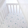 Organic Muslin 2pk Crib Fitted Sheet - Banana Leaf