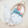 Organic Muslin 2pk Swaddle Blankets - Banana Leaf