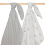 Organic Muslin 2pk Swaddle Blankets - Dandelion