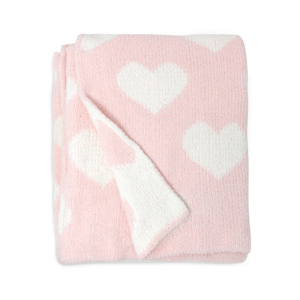 Coral high quality Pink Chenille Minky Blanket