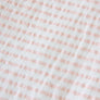 Muslin Crib Fitted Sheet - Pink Stripes