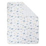 Muslin Stroller Blanket - Whale of a Time