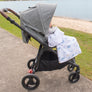Muslin Stroller Blanket - Whale of a Time