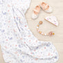 Muslin Stroller Blanket - Sweet Tweet