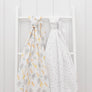 2pk Muslin Swaddle - Animal Parade