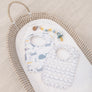 2pk Muslin Bibs - Whale of a Time