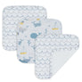 3pk Muslin Wash Cloths - Whale of a Time