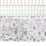 4pc Crib Bedding Set - Kayden Elle Elephant | Living Textiles Co.