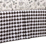Crib Bed Skirt - Kayden Black Scallops