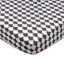 Crib Fitted Sheet - Kayden Black Scallops