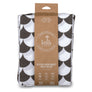 Crib Fitted Sheet - Kayden Black Scallops