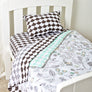 Toddler Sheet Set - Kayden Black Scallops