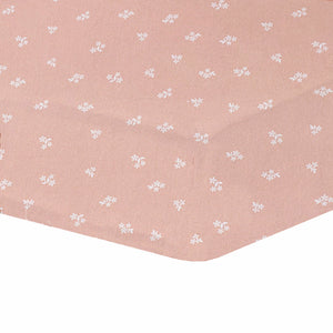 Cotton Jersey Fitted Sheet - Dusty Rose
