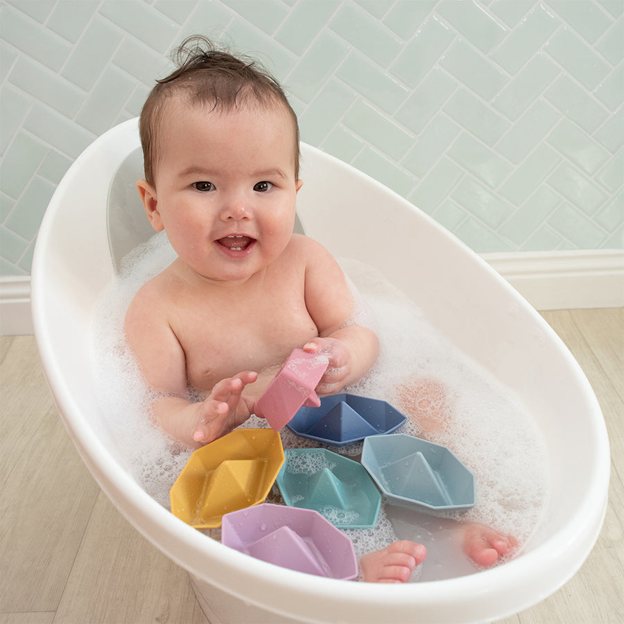 Silicone 6pk Origami Bath Boats