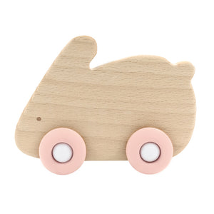 Push Along Wooden Bunny