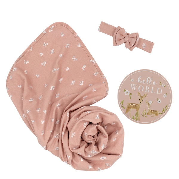 Hello World Gift Set - Dusty Rose