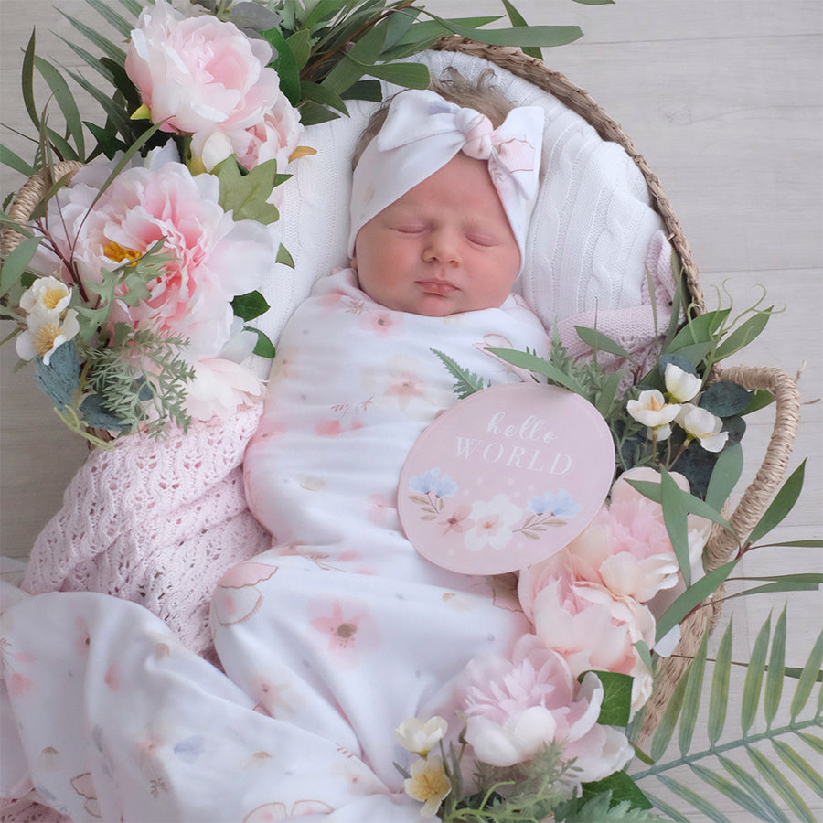2PK Jersey Swaddle - Fly Away