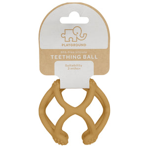 Silicone Teether Ball Steel Sunshine