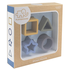 Silicone Puzzle Toy Blue
