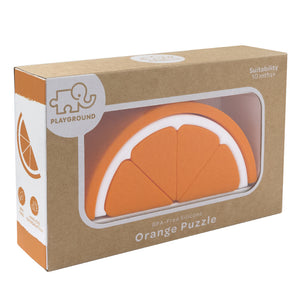 Silicone Puzzle Toy Orange
