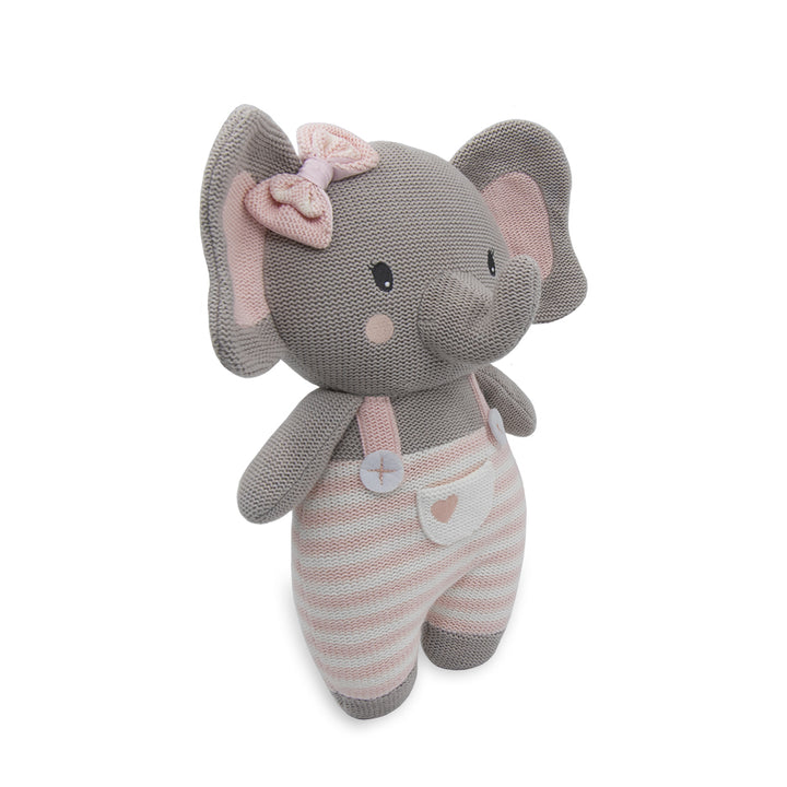 Huggable Knit Toy - Mia Elephant