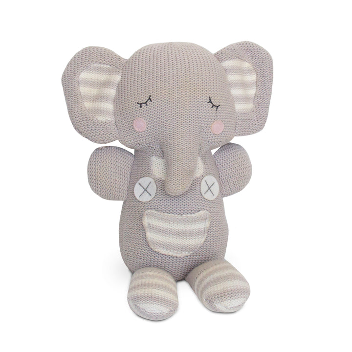 Knitted Toy - Theodore Elephant
