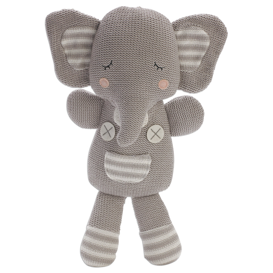 Knitted Toy - Theodore Elephant