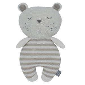 Cotton Knitted Toy - Brooklyn Bear