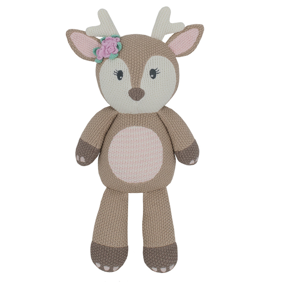 Whimsical Knit Toy - Fiora Fawn