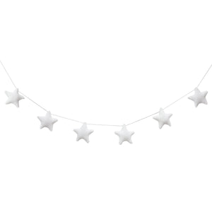 Knitted Garlands - White Stars