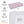 Muslin Crib Fitted Sheet - Pink