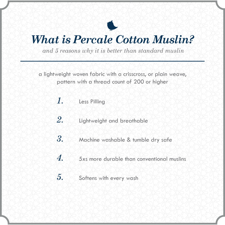 Muslin Crib Fitted Sheet - Grey Clouds